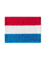 Vyšívané nažehlovací vlajky - Lucembursko